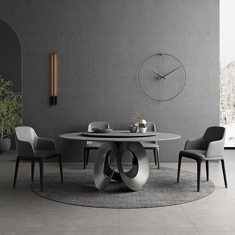 Modern 1/4/5/7 Pieces Dining Set Sintered Stone Round Dining Furniture Set /Separate Items