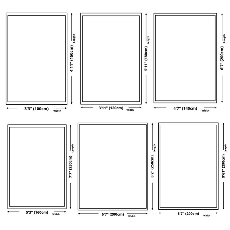 Eenvoudige lichte kleur uit elkaar gerust tapijten Polyester bloemenpatroon Gebied Tapijt niet-slip achterste tapijt voor woonkamer