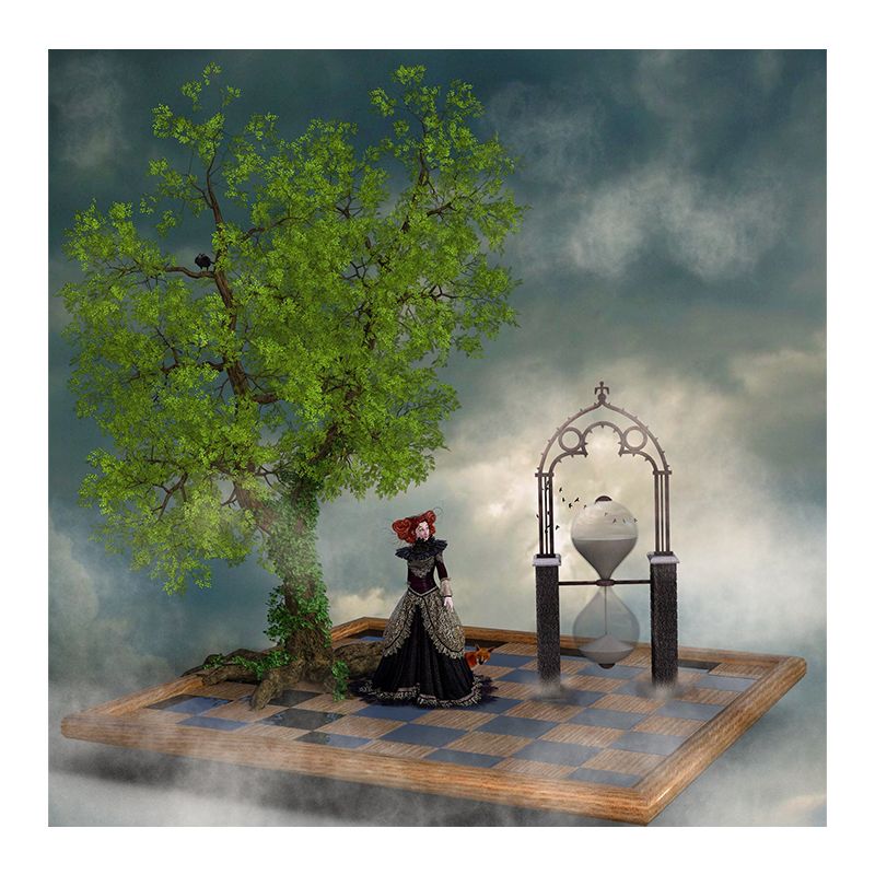 Magic Forest Pattern Wall Mural Moistureproof for Living Room and Bedroom Decoration