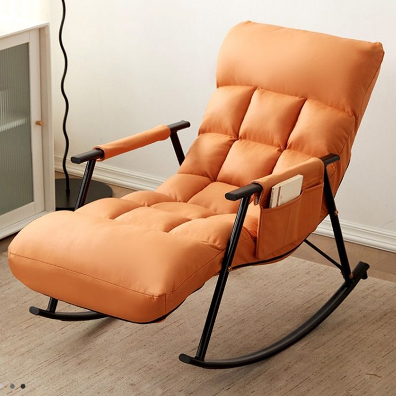 Single Sofa Rocking Chair Indoor Modern Simple Style Rocking