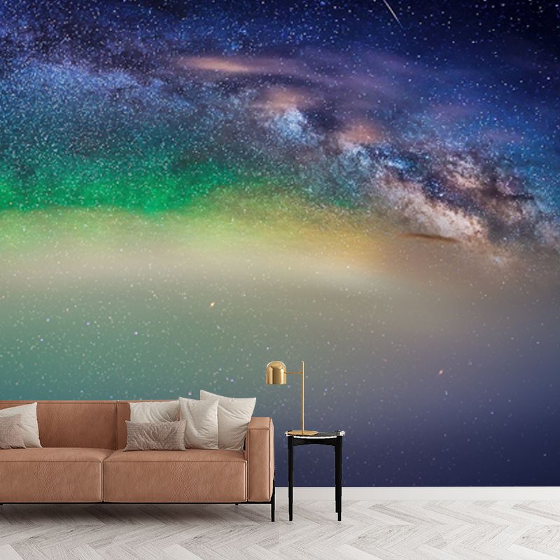 Enchanting Milky Way Mural Wallpaper for Home Arch Aurora Wall Decor, Custom Made