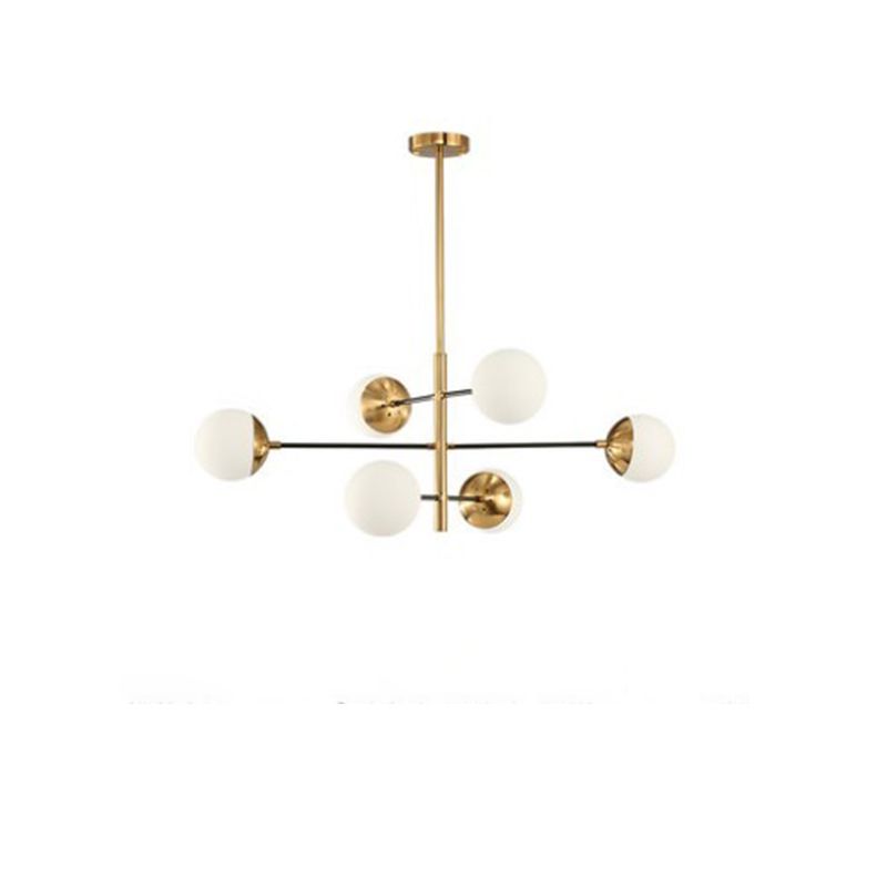 Gold Ceiling Light Fixtures Postmodern Chandelier Lamp for Living Room Dinning Room
