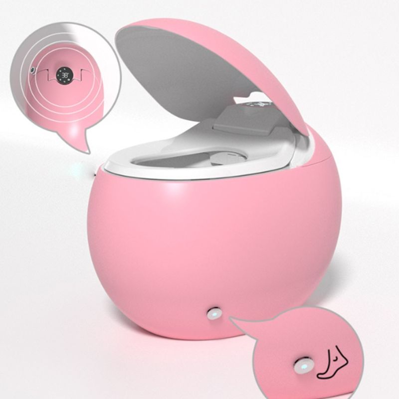 Contemporary Ceramic Flush Toilet Heated Seat Included Urine Toilet for Bathroom