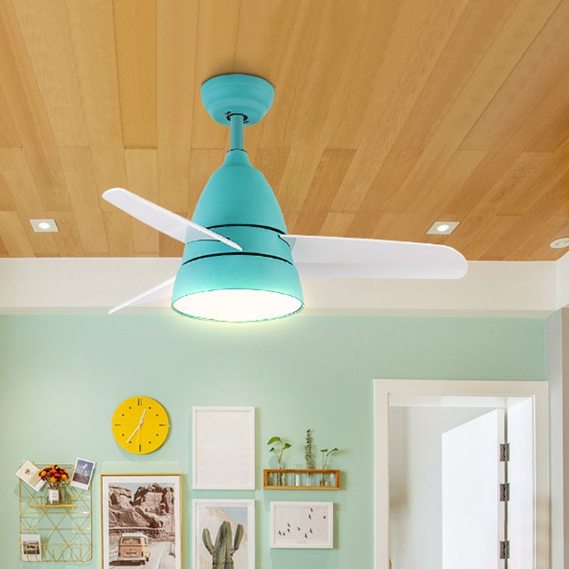 LED LED de 36 "LED PROSSIBLE PRINCIPAGE LAMPE Classic acrylique Conine à montage semi-flush Lumière avec 3 lames