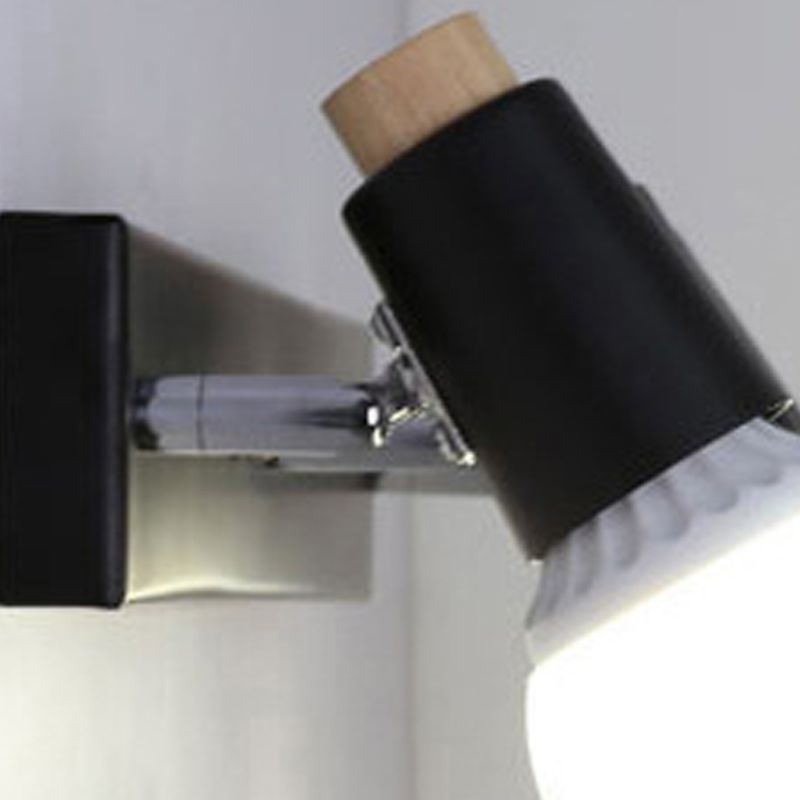 Plafonnier sur Rail en forme de cylindre, en fer moderne, 1 lumière, montage encastré pour magasin de vêtements