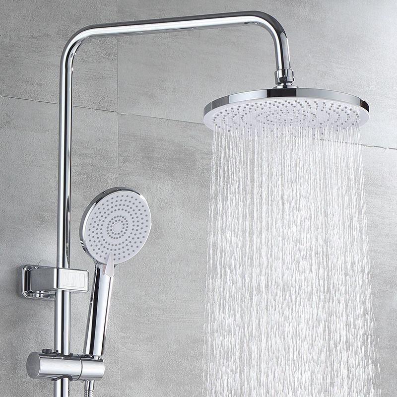 Brass Shower System Temperature Control Wall Mounted Shower Combo with Valve