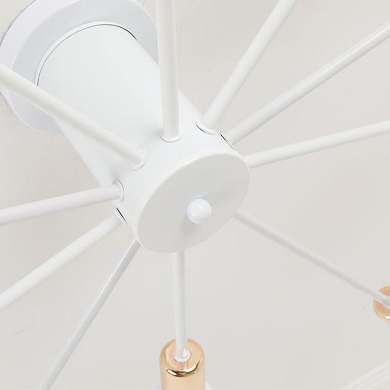 Accesorio de techo de montaje de semi flush a loft bulbo expuesto metal lámpara de montaje semi rasgadoras