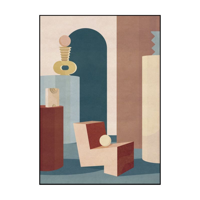 Peinture d'adolescents de Style moderne, décoration murale de couleur Pastel, plusieurs tailles