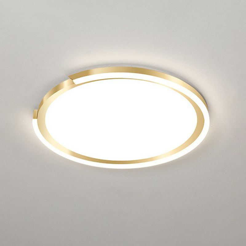 Extra-Lhin circular LED de descarga de la luz de la simplicidad de la luz del techo de montaje de la habitación metálica de la