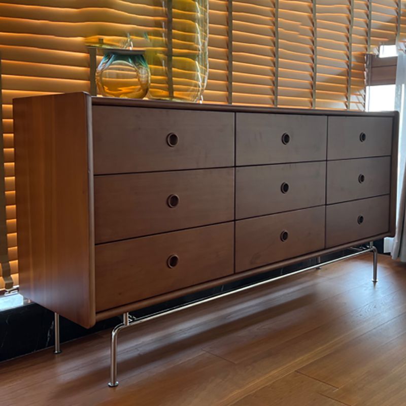 Modern Dresser Solid Wood Storage Chest Dresser with 9/6/5 Drawers
