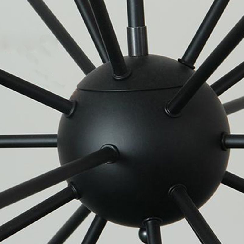 Radial Shape Chandelier Lights Industrial Style Metal Chandelier Pendant Lights