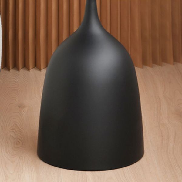 Glam Accent Table Nightstand Metal Round Night Table ,23.6" Tall