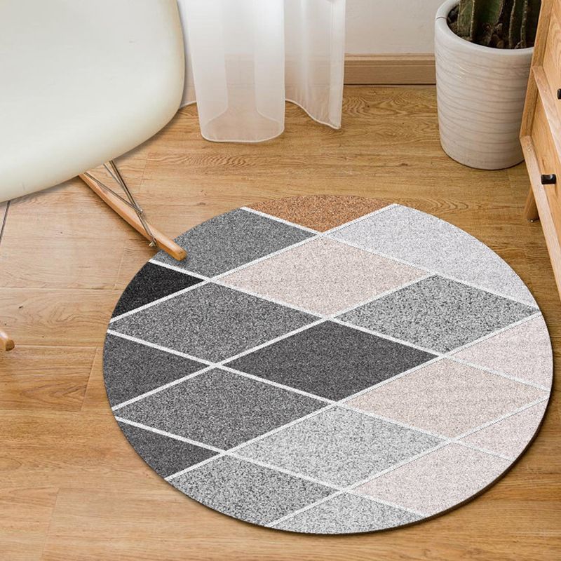 Modern Home Decor Rug Multi-Color Geometric Area Carpet Polypropylene Easy Care Machine Washable Rug