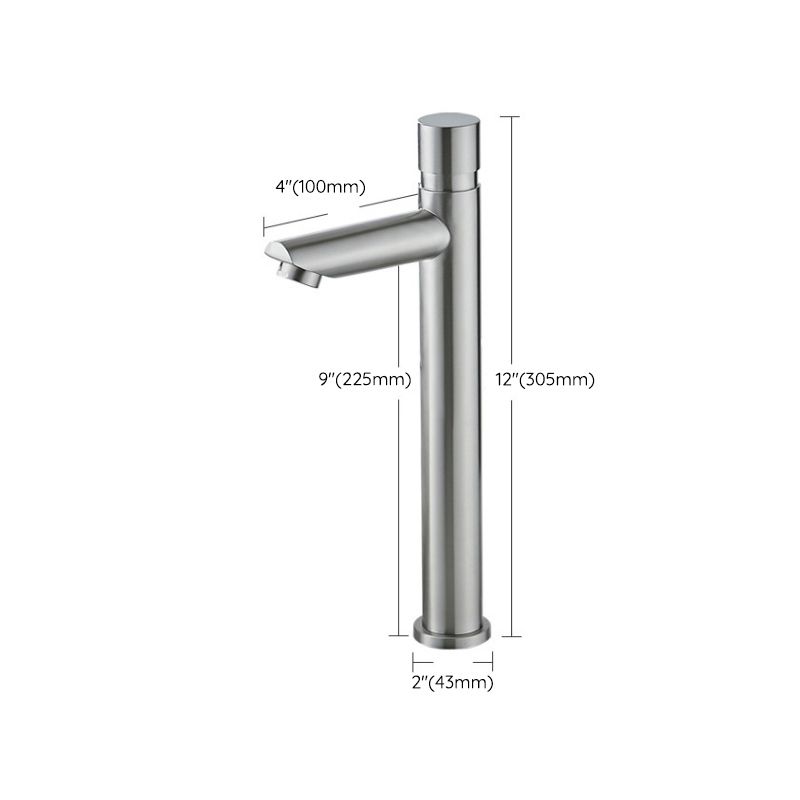 Modern Low Arc Sink Faucet with Single Handle Bathroom Sink Faucet