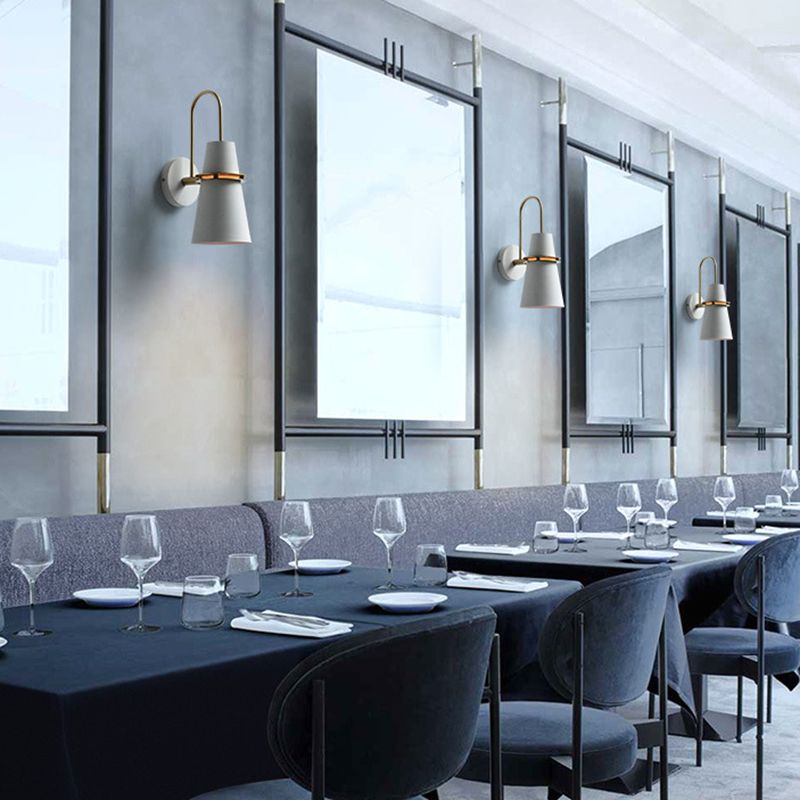 Metal Cone Shape Vanity Light Modern Style 1 Light Vanity Light Fixture