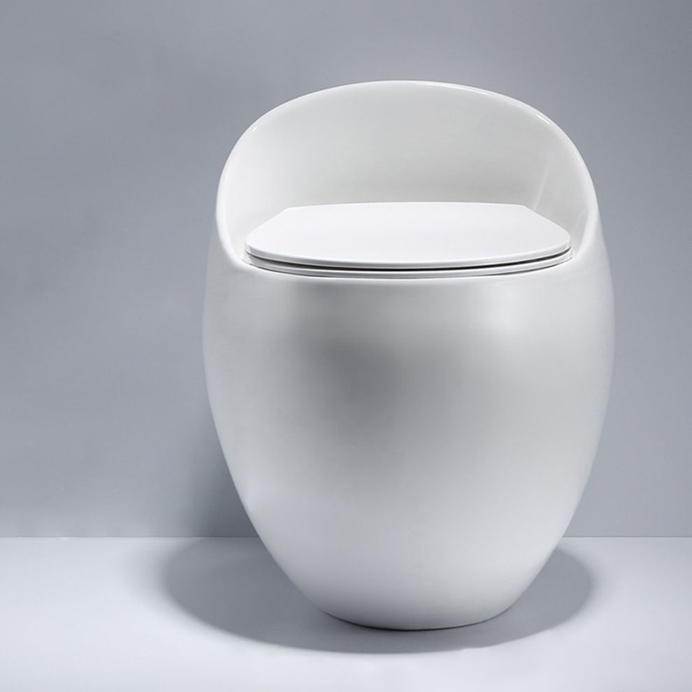 Modern UF Siphon Jet Toilet Bowl Floor Mount Flush Toilet with Toilet Seat