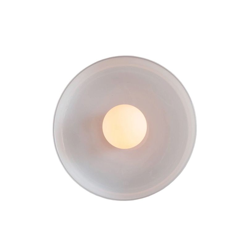 Modern Style Globe Wall Mounted Lamps Glass 1 Light Wall Sconces