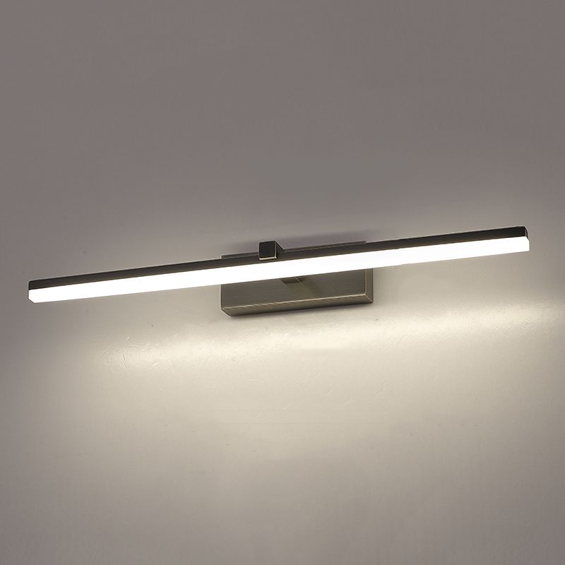 Modern Linear Vanity Sconce Lights Metal 1-Light Wall Lighting Fixture for Bathroom