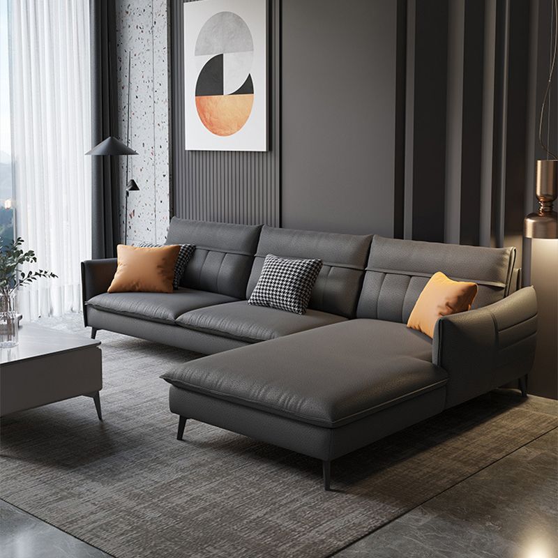 Faux Leather Removable Cushions Sofa/Sectionals with Wear-Resistant and Slipcover