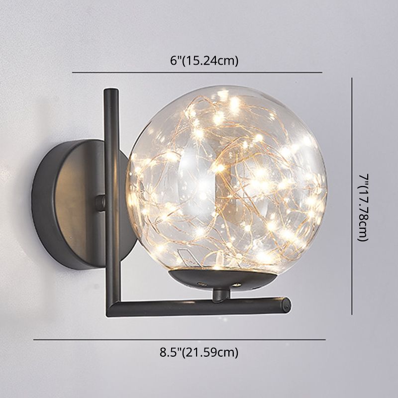 1 Head Ambient Lighting Wall Light Sconce Creative Star Light Wall Lamp for Bedroom