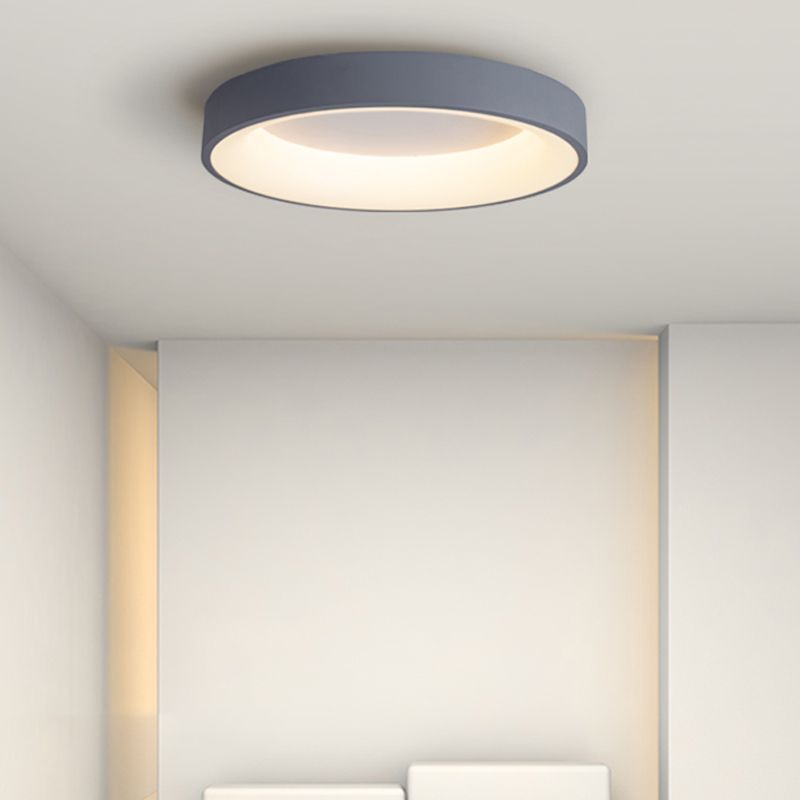 Eigentijdse ronde inbouwverlichtingsarmaturen Metaal 1 licht Inbouw plafondarmatuur