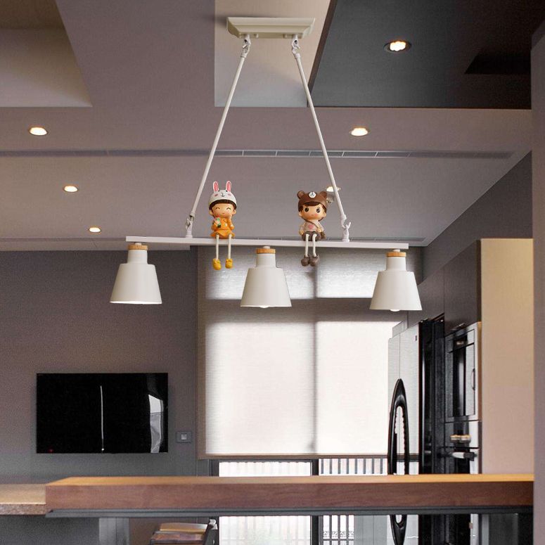 Lucile dell'isola isola a forma di cono in metallo MODERNO MODERNO STANTE INSLANA LUCE PER CAMERA PASSAGGIO