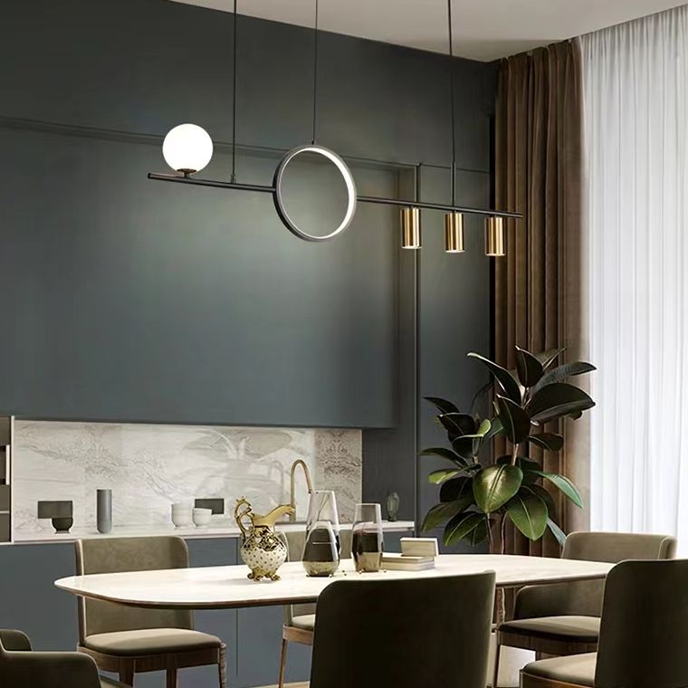 Lámparas de geometría de estilo moderno lámparas de metal lámparas de metal lámparas