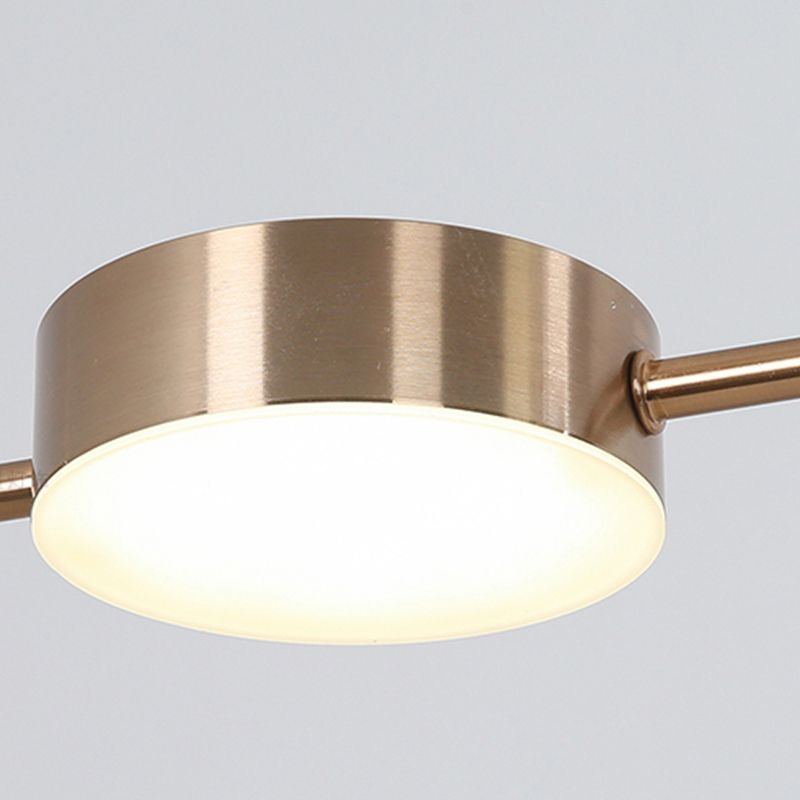 Luz de colgante de cilindro de estilo moderno lámparas colgantes de metal