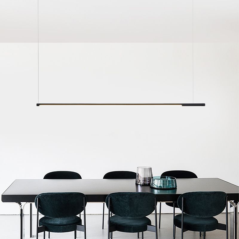 Éclairage d'éclairage à île moderne 1 Light Suspension LED de restaurant Light avec une teinte acrylique