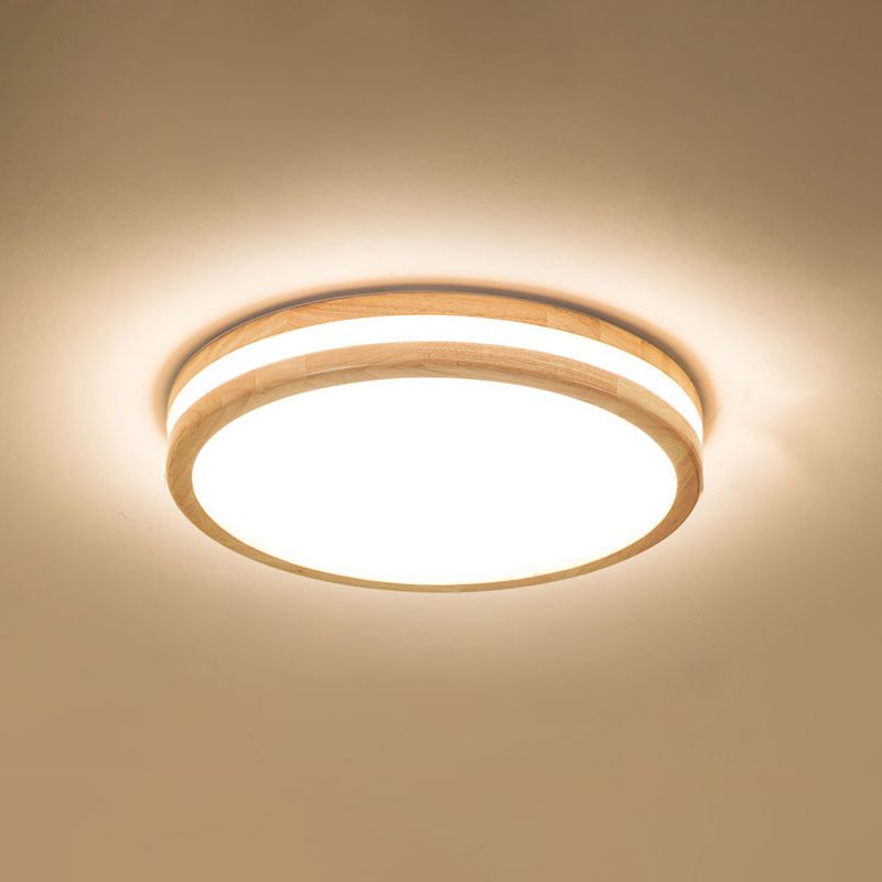 Plafonnier moderne en acrylique à 1 lumière, luminaire de plafond pour chambre à coucher