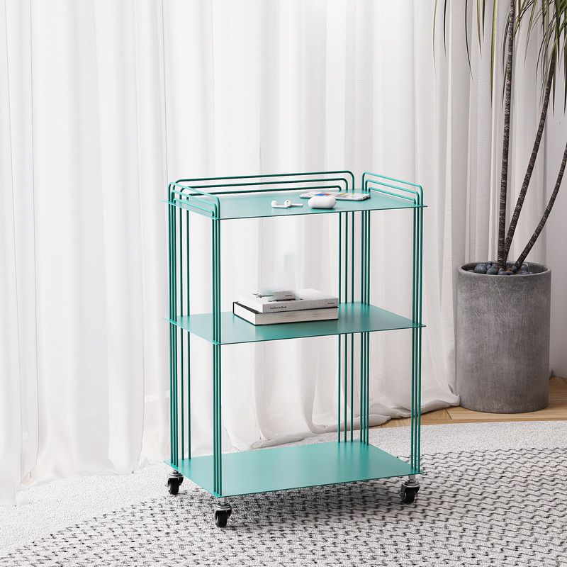 Scandinavian Geometric Bookcase Metal Shelves Included Bookshelf,26" H x 11.8" W