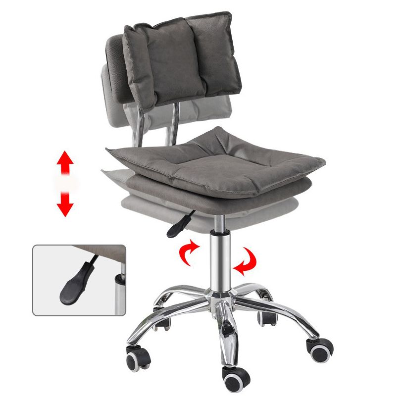 Schwenkbar verstellbarer moderner Barhocker Büro Low Back Leder Counterstuhl