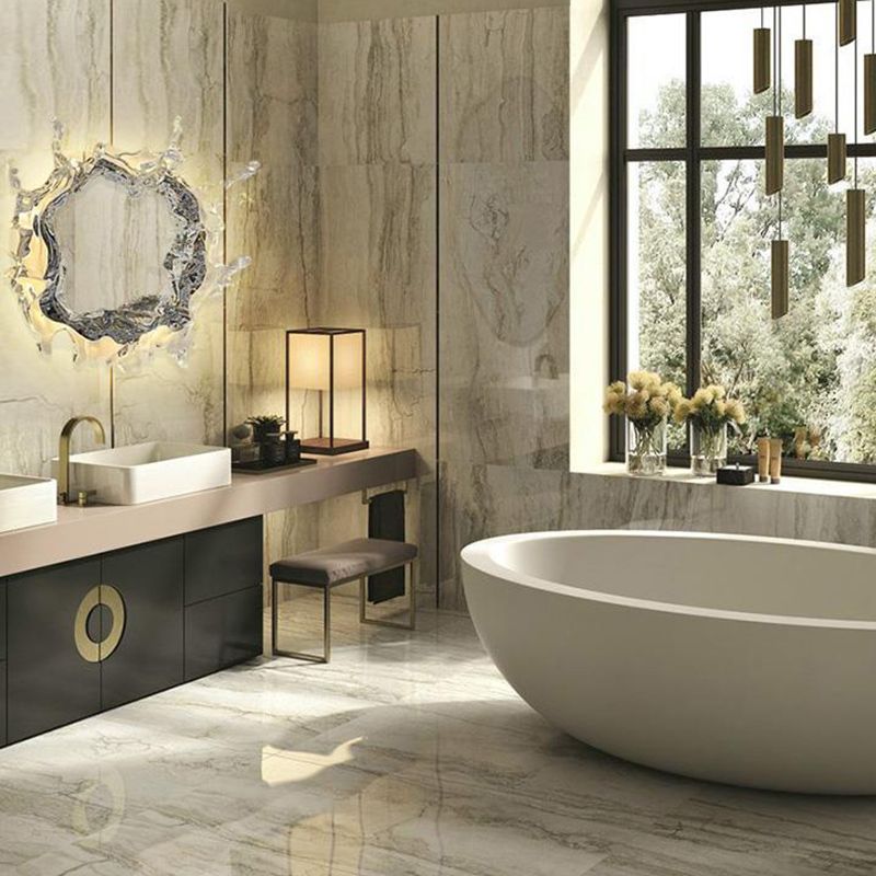 Modern Unique Shape Wall Mounted Light 1 Light Metal Flush Mount Wall Sconce