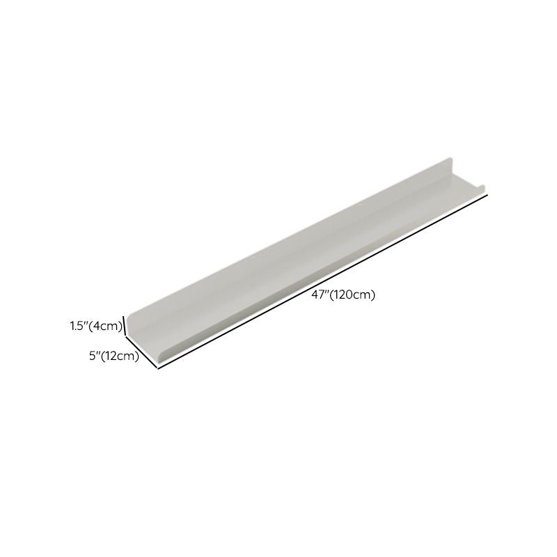 Metal Closed Back Bookcase Floating Glam Wall Mounted Bookshelf