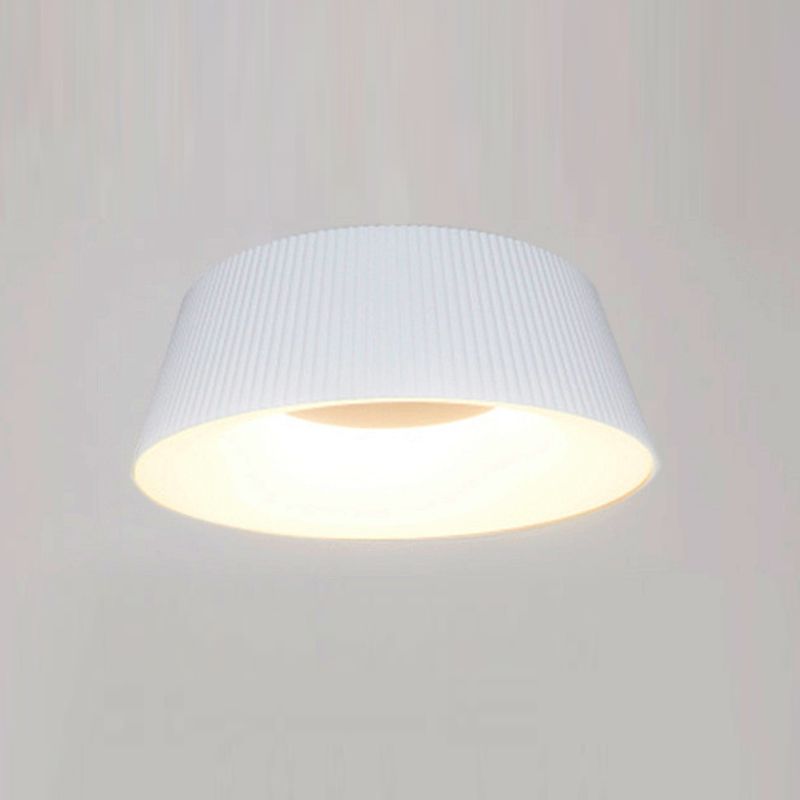 Lámpara de montaje en techo de tambor, iluminación de techo de metal Simple nórdica para sala de estar