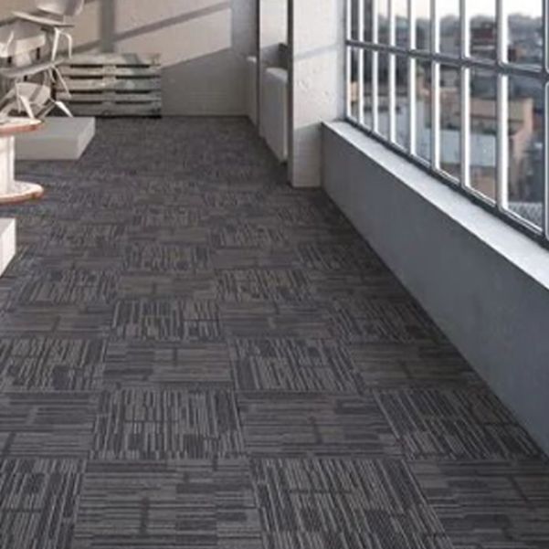 Carpet Tile Fade Resistant Non-Skid Solid Color Self Peel and Stick Carpet Tiles Bedroom