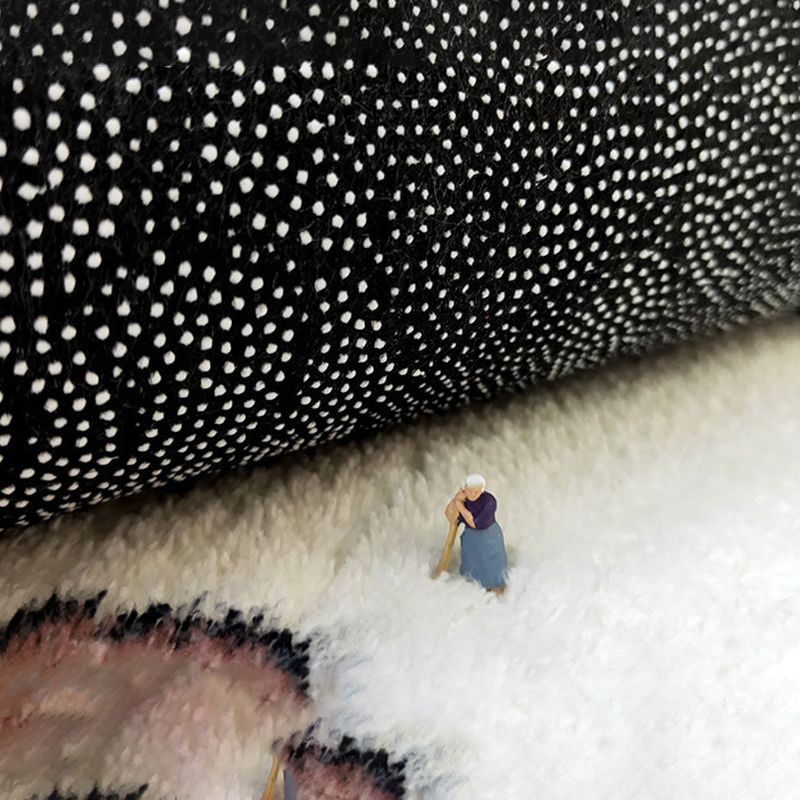 Nordic Style Light Color Rug Area Rug Stain Resistant Carpet for Living Room