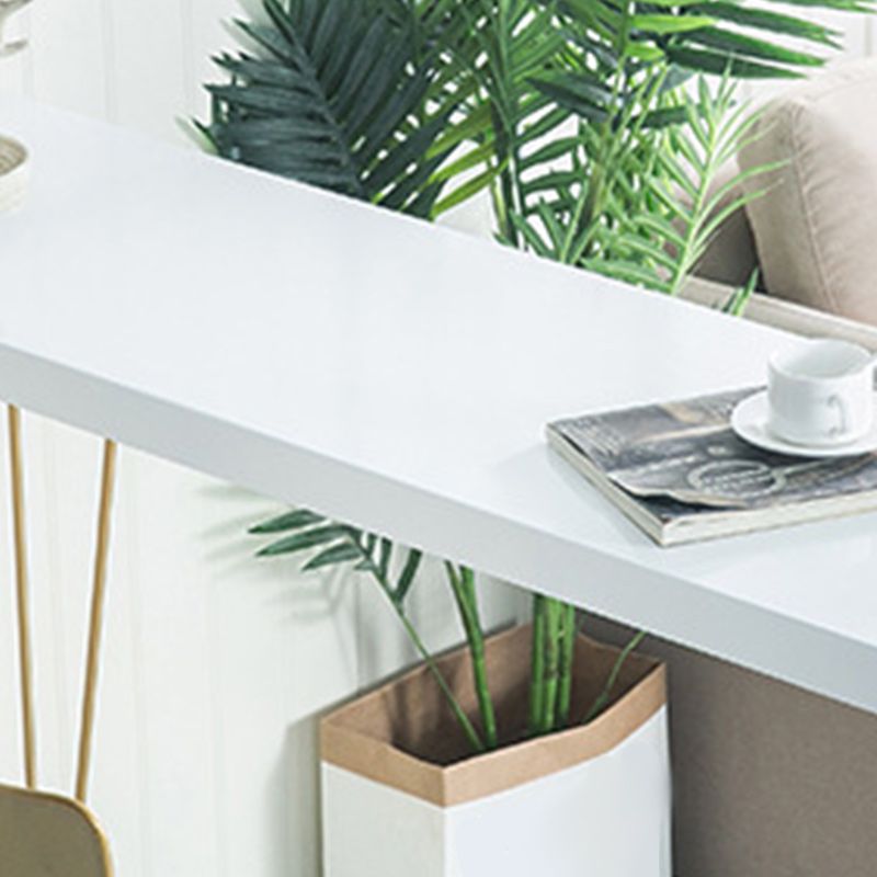 Glam Style 1/2/3 Pieces Bar Table Set Rectangle Bar Table with High Stools