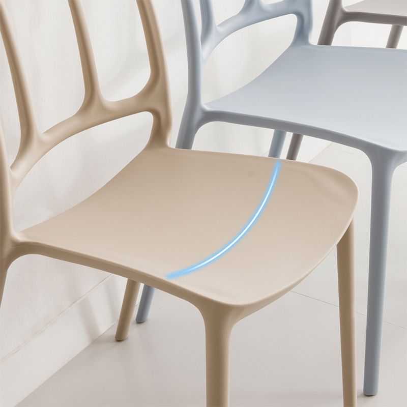 Scandinavisch plastic eetkeukenkamer stoel Windsor zijstoel