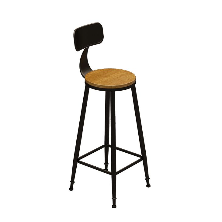 1/6/11 Pieces Industrial Iron Bar Table Set Rectangle Pine Wood Bistro Set with Footrest