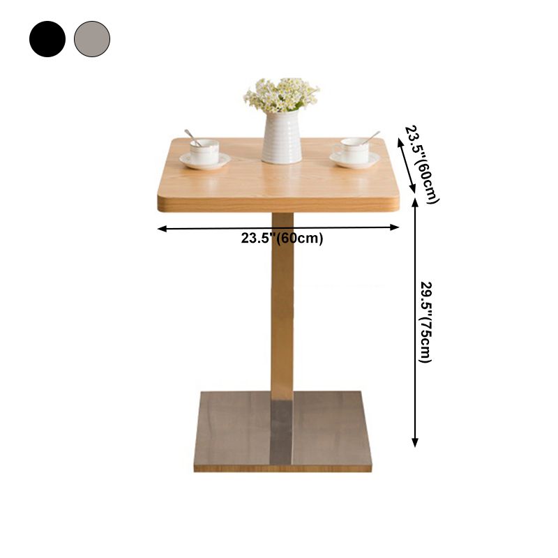 Industrial Style Dining Room Table Metal Base Table for Home Kitchen Dinner