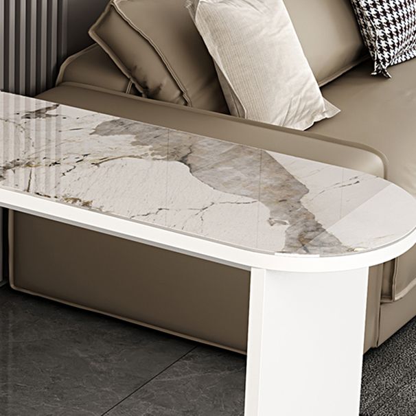 Modern Style Bar Table Stone Bar Table with Storage for Living Room