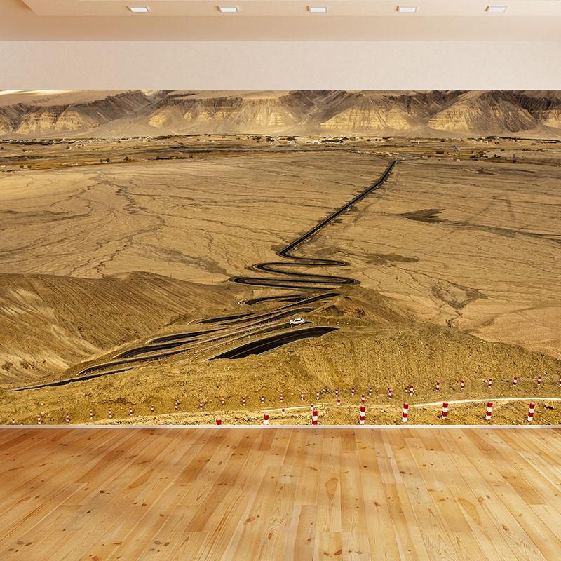 Various Highway View Mural Wallpaper Eco-friendly Material Wall Covering