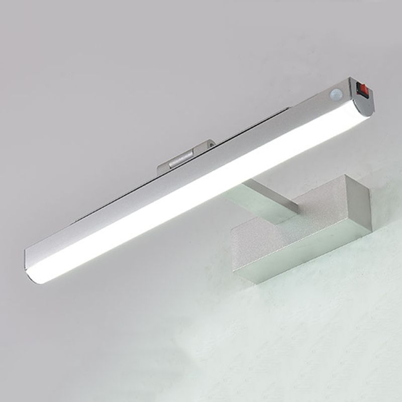 Modern Style Linear Wall Mounted Lamps Metal 1 Light Wall Lighting Ideas