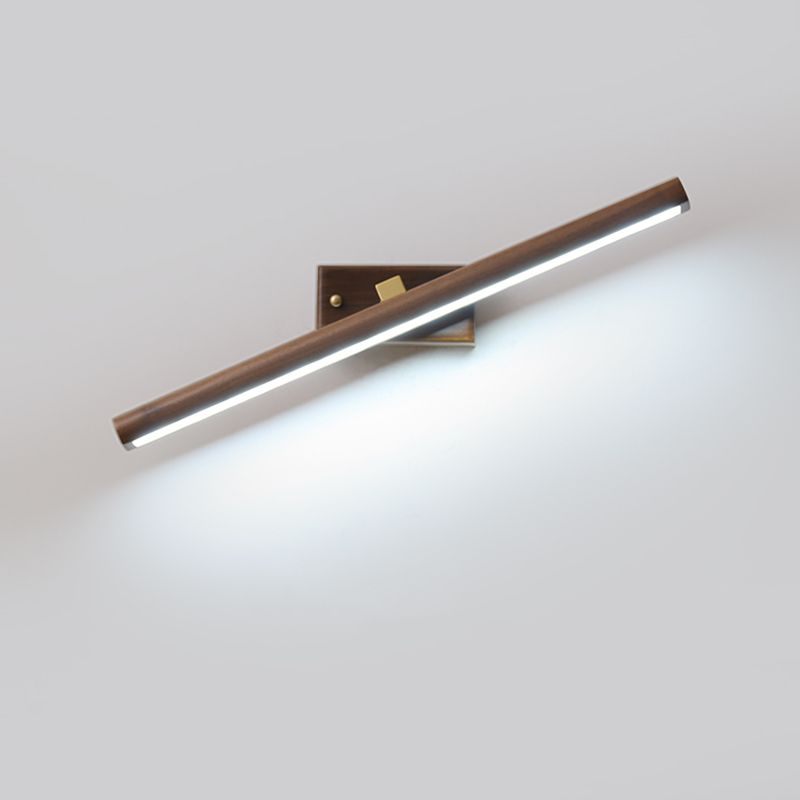 Lampe murale en bois lampe de vanité contemporaine appliques lumineuses pour la salle de bain