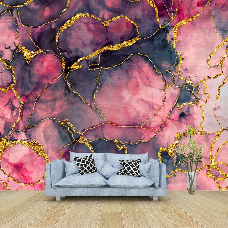 Marble Texture Wallpaper Environment Friendly Mildew Resistant Indoor Wall Mural