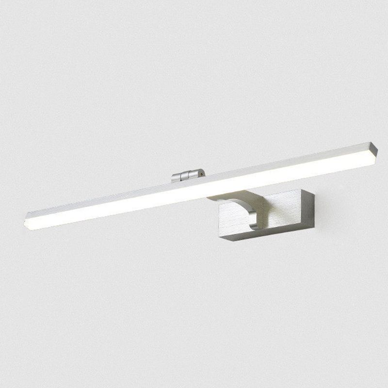 Modern LED Mirror Front Light Simple Vanity Light with Acrylic Shade for Bathroom