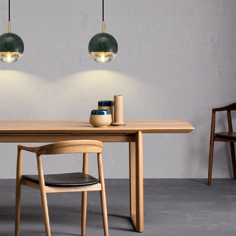 Loucles de plafond suspendues en marbre Pendent de suspension contemporaine pour le salon