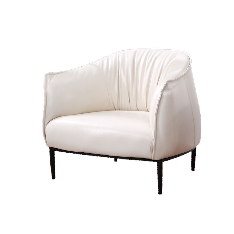 Faux Leather Chair32.6" L x 31.8" W x 29.9" H Arms Included Chair for Bedroom