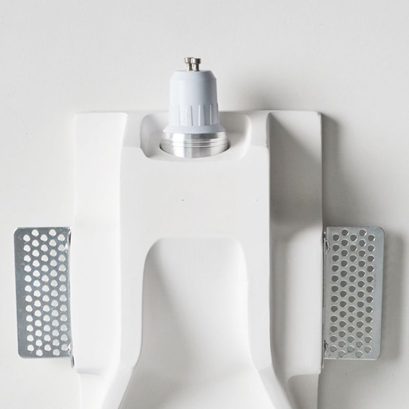 Gips eingebettete LED -Wandleuchten stilvolle minimalistische weiße Wandleuchte für den Flur